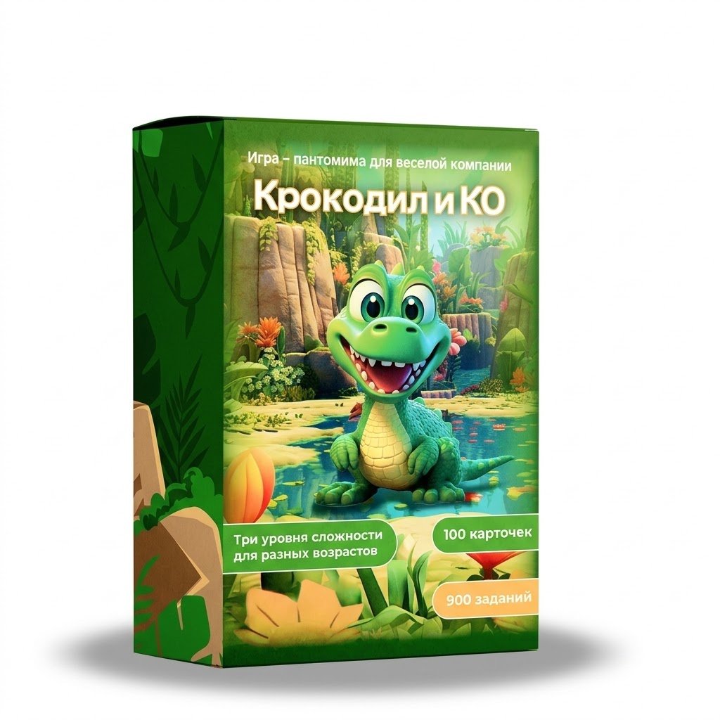 Настольные игры для детей и всей семьи Крокодил